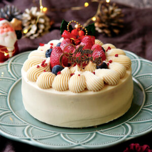 いちごとショコラの 豆乳ホイップ クリスマスケーキ